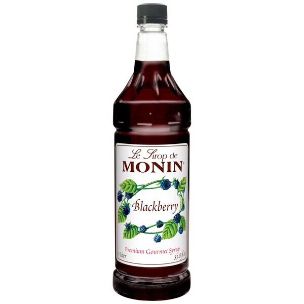 Monin Monin Kosher Blackberry 1 Liter Bottle, PK4 M-FR006F - main